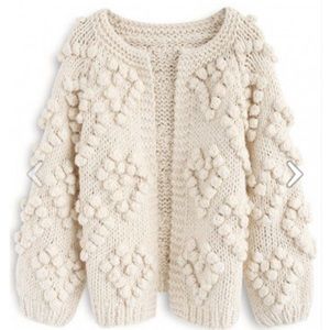 Chicwish Knit Your Love Cardigan Size Small